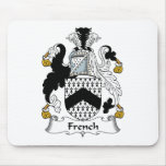 French Family Crest Mouse Pads