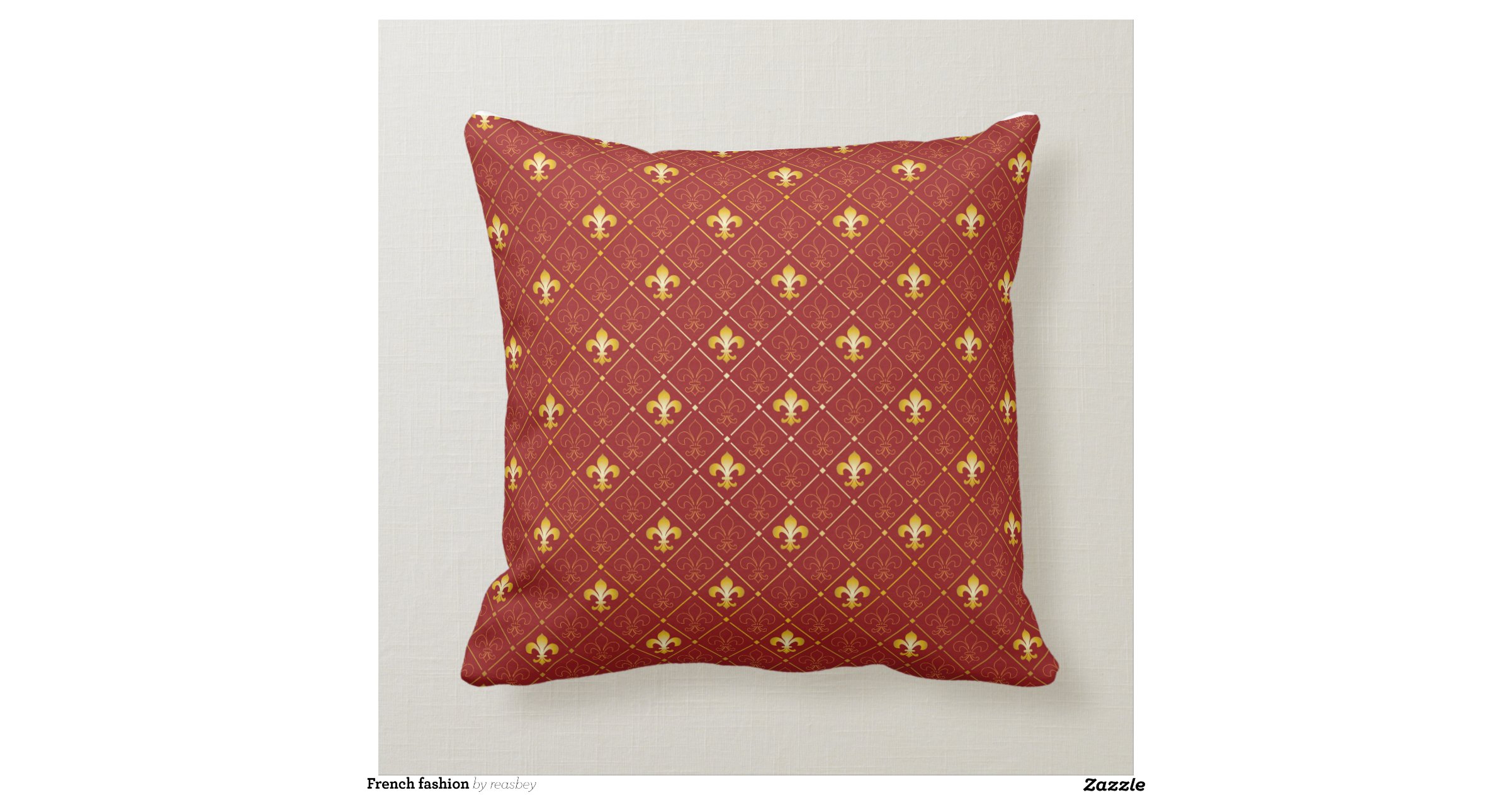 French fashion throw pillows Zazzle