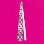 French Flag and the Eiffel Tower Custom Ties