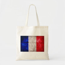 French Flag Canvas Bag