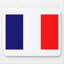 French Flag Design - OUI ! Mouse Mats