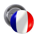 French Flag In Bubble Button