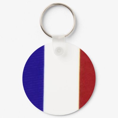 French flag keyring keychains by freepaganpages