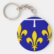 French Flag Orleans Key Chain