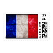 French Flag Postage Stamps