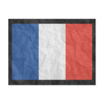 French Flag Postcard