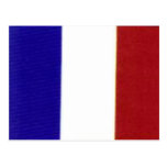 French flag postcard