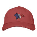 French flag worn look retro France baseball cap embroidered hats by Funkart French flag worn look retro France baseball cap embroidered hats