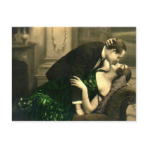 French Flirt - Romantic Postcard Art