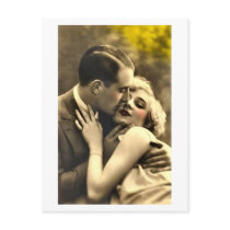 French Flirt - Romantic Postcard Art