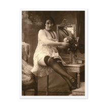 French Flirt  - Vintage Risqué Postcards