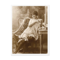 French Flirt  - Vintage Risqué Post Cards