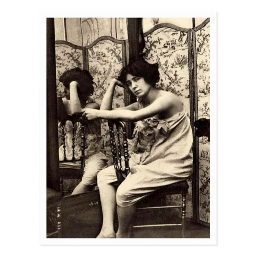 French Flirt  - Vintage Risqué Postcards