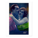 French Flirt - Vintage Romantic Love Postcard