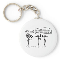 French French Horn Keychains