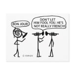 French French Horn Postcards
