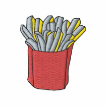 French Fries embroidered shirts