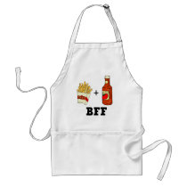 French fries & Ketchup BFF aprons