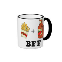 French fries & Ketchup BFF Coffee Mug