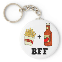 French fries & Ketchup BFF Key Chain