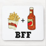 French fries &amp; Ketchup BFF Mouse Mat