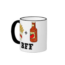 French fries & Ketchup BFF Coffee Mug