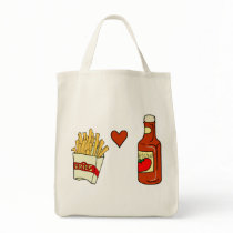 French Fries Love Ketchup bags