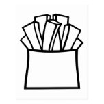 French fries post card