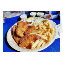 French Fries Shrimp Crab Cakes Fish Tartar cards
