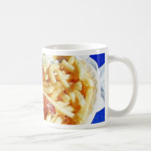 French Fries Shrimp Crab Cakes Fish Tartar Coffee Mug