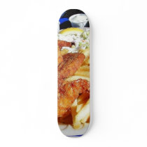 French Fries Shrimp Crab Cakes Fish Tartar skateboards