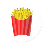 French Fries! Round Stickers