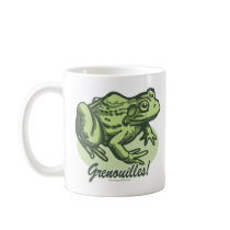 French Frog Mug by AFrogsLife French Frog Mug