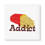 French Fry Addict magnets