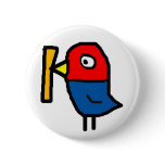 French fry bird buttons