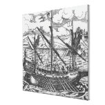 French galley canvas print