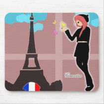 French Girl Mousepad