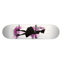 French girl skateboard deck
