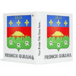 French Guiana Coat of Arms Vinyl Binders