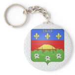 French Guiana Coat of Arms detail Key Chains