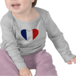 Guyane Flag Heart Infant Long Sleeve