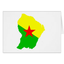 FRENCH Guiana flag map cards by FlagStore FRENCH Guiana flag map cards