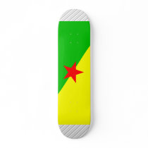 French Guiana Flag Custom Skate Board