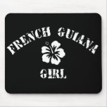 French Guiana Pink Girl Mouse Mat