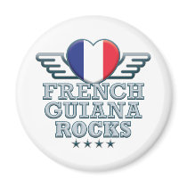 French Guiana Rocks v2 Magnets