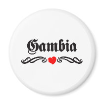 French Guiana Tattoo Style Refrigerator Magnets