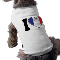 French Heart Flag pet clothing by mariabellimages French Heart Flag pet clothing