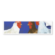 french hens bumper stickers
