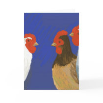 french hens cards