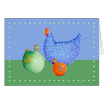 French Hens cards by floatinglemons French Hens cards